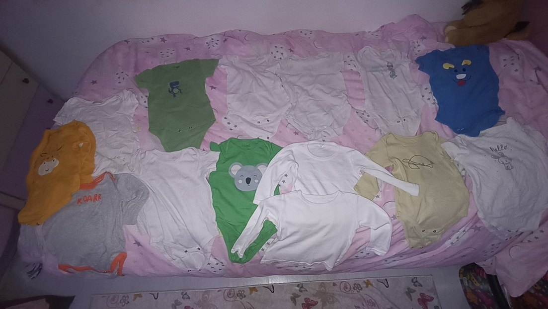 Uzun Kollu Beyaz Bebek Body - Görsel 2