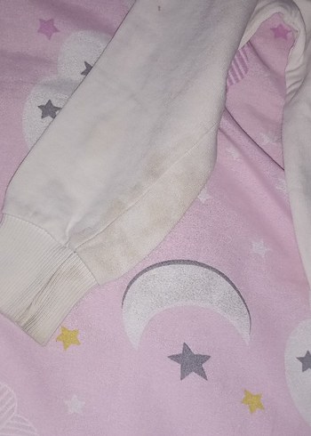 Beyaz Erkek Çocuk Baskılı Sweatshirt - Görsel 3