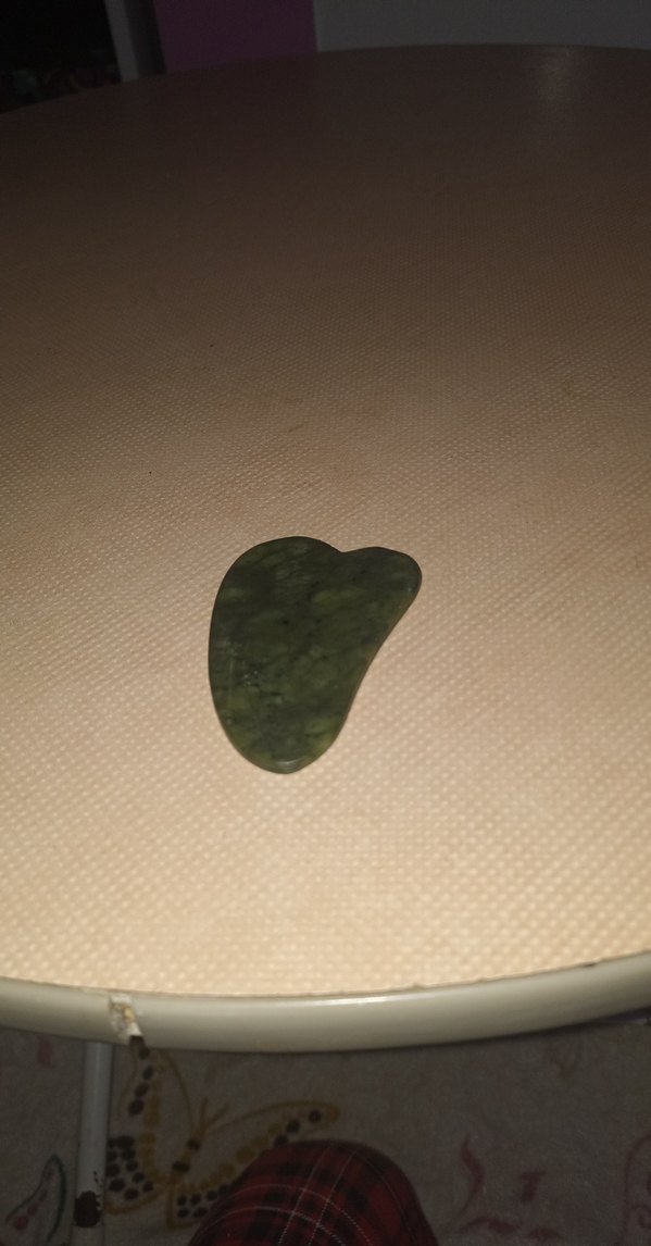 Yeşil Doğal Taş Gua Sha Masaj Tahtası - Görsel 3