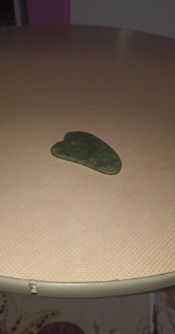 Yeşil Doğal Taş Gua Sha Masaj Tahtası - Görsel 2