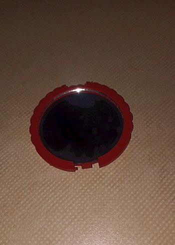 Parlak Kırmızı Vintage Ayna - Görsel 2