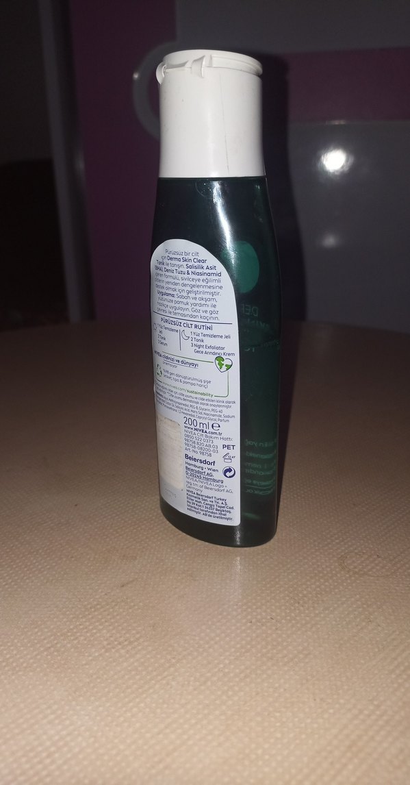 NIVEA Derma Skin Clear Tonik - Görsel 2