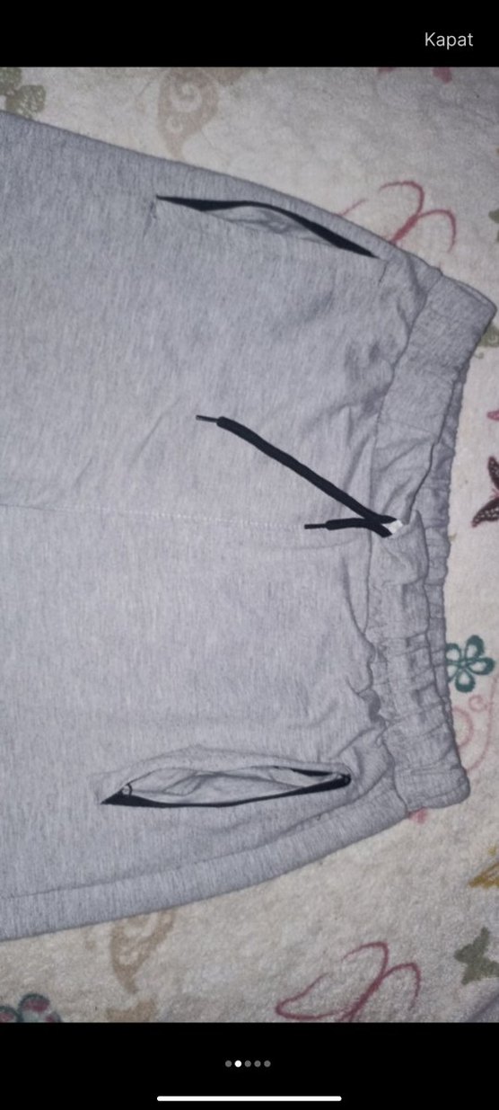 Gri Kadın Fermuarlı Rahat Kesim Eşofman - Görsel 2