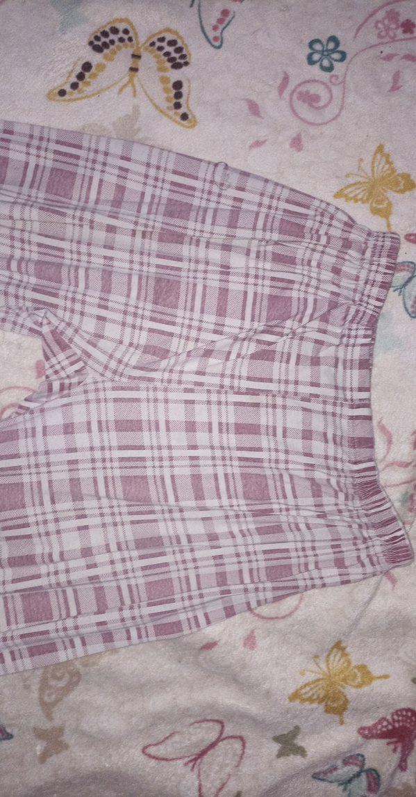 Lila Ekose Desenli Kadın eşofman altı - Görsel 2