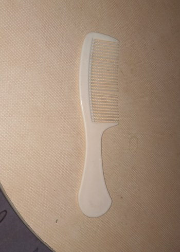 Desenli Plastik Saç Tarağı - Görsel 2