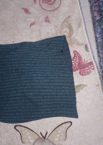 Mavi Pilili Denim fitilli eşofman altı - Görsel 4