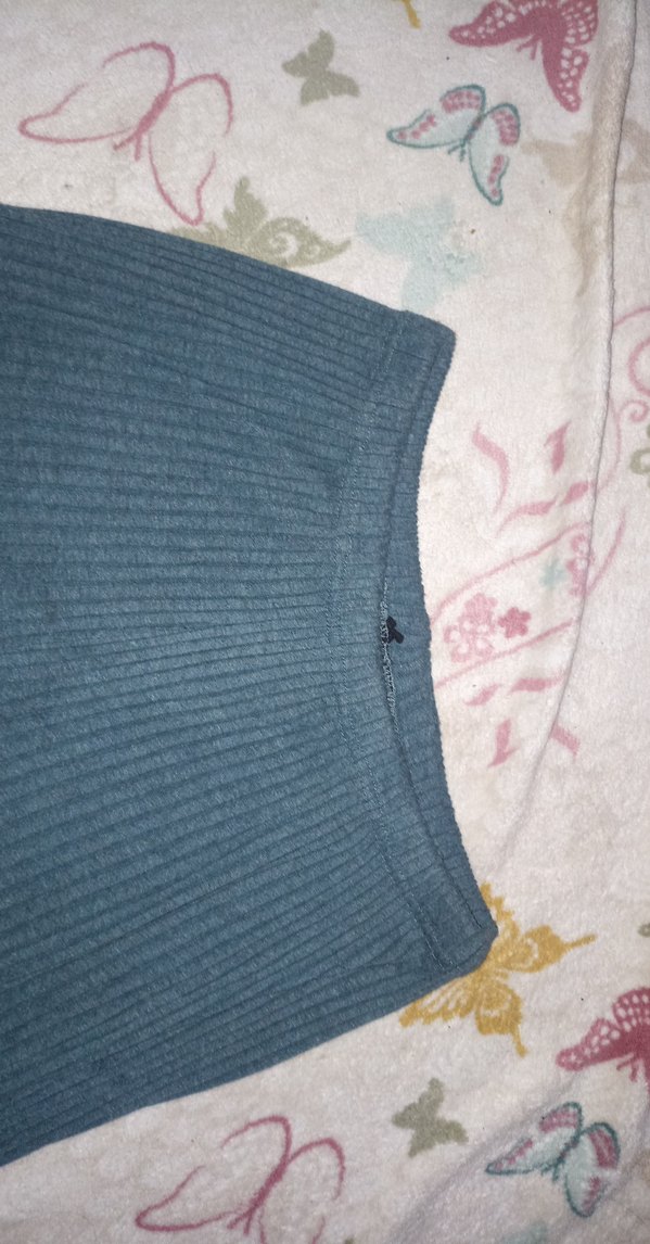 Mavi Pilili Denim fitilli eşofman altı - Görsel 3