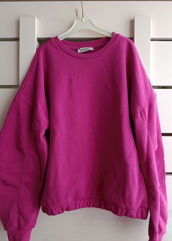 Pembe Oversize Kiz çocuk Sweatshirt