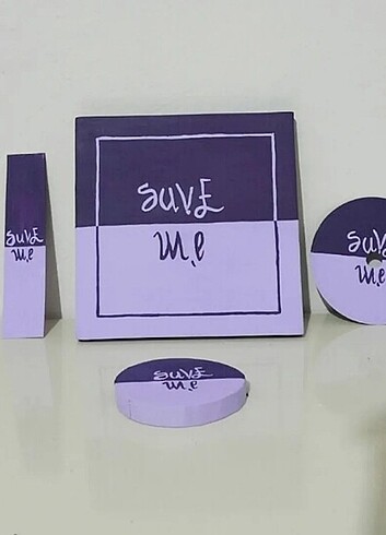  Beden Renk Save Me \ I'm Fine Tablo set