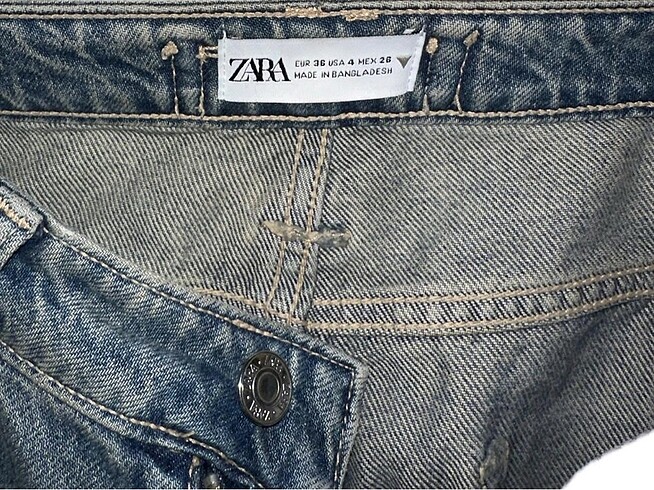 Zara zara 90?s wide leg yüksek bel jean pantolon