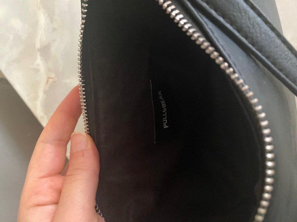 Siyah Deri Minimalist Kadın Çanta - Görsel 3