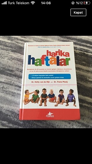 Harika haftalar çocuk bebek gelişim kitabı