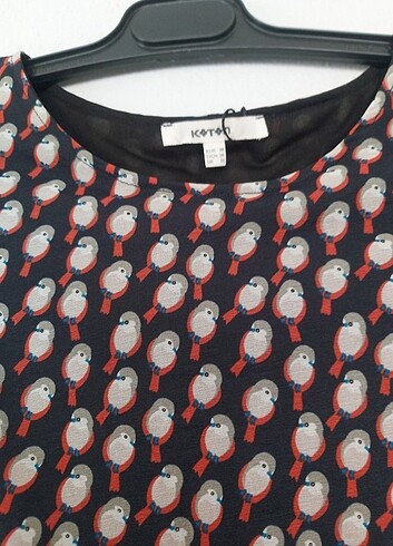 Koton Şifon A line elbise - Görsel 4