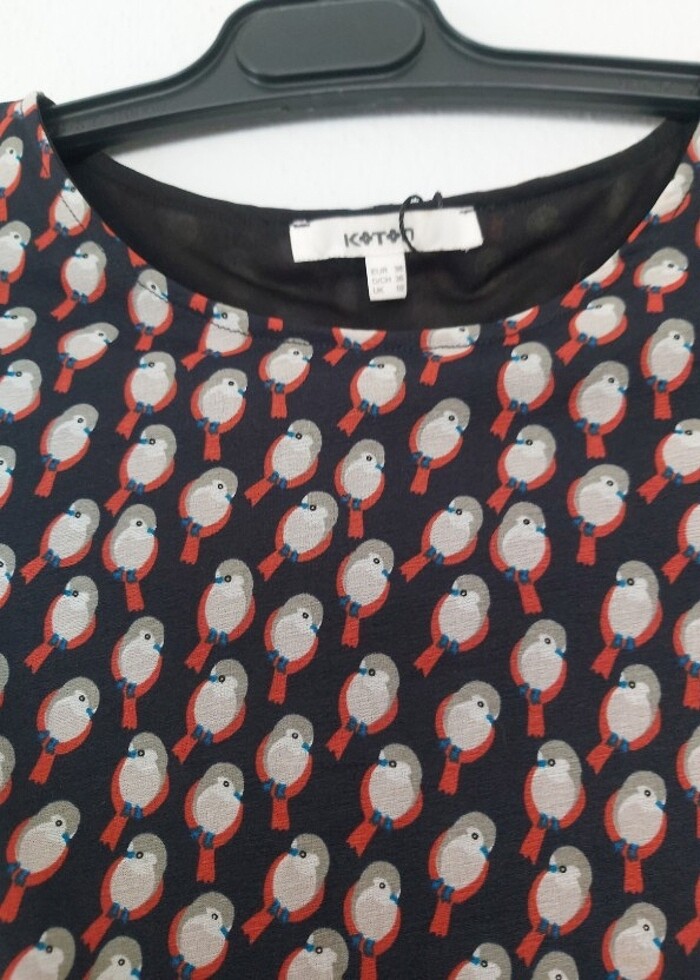 Koton Şifon A line elbise - Görsel 4