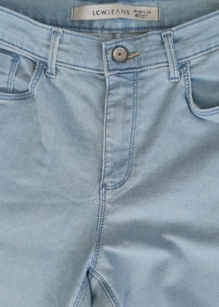 Lcw kot acik mavi 40 beden W:30/ L:30 - Görsel 2