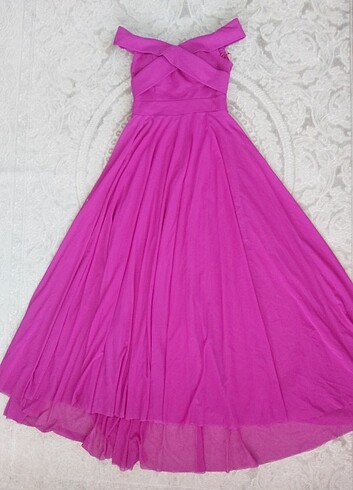 Şifon Uçuş Uçuş Abiye 1 beden - Görsel 2