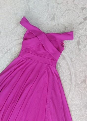 Şifon Uçuş Uçuş Abiye 1 beden - Görsel 4