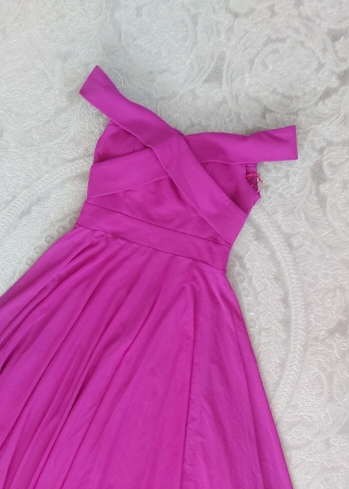 Şifon Uçuş Uçuş Abiye 1 beden - Görsel 4