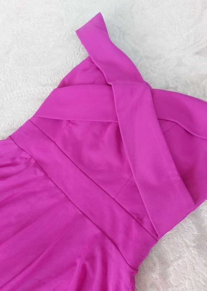 Şifon Uçuş Uçuş Abiye 1 beden - Görsel 5