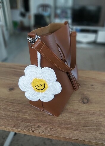ÖRGÜ PAPATYA MINI ÇANTA/ Aksesuar - Görsel 2