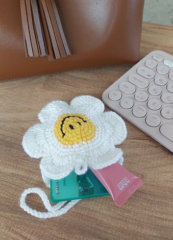 ÖRGÜ PAPATYA MINI ÇANTA/ Aksesuar - Görsel 5