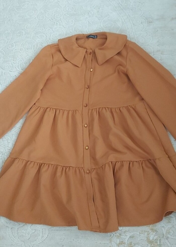 PILELI GÖMLEK TUNIK - Görsel 2