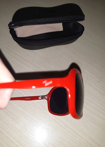 Kırmızı Parlak Biker Çocuk Güneş Gözlüğü - Görsel 3