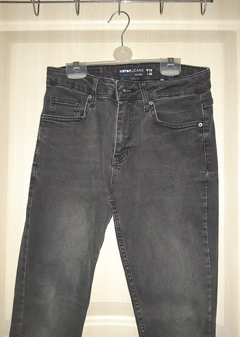 Gri Regular Fit Erkek Denim Pantolon - Görsel 2