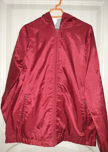 Bordo kadın yağmurluk - Görsel 3