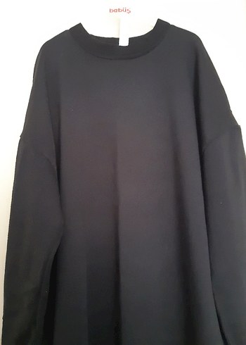 Siyah Kadın Sweatshirt - Görsel 4