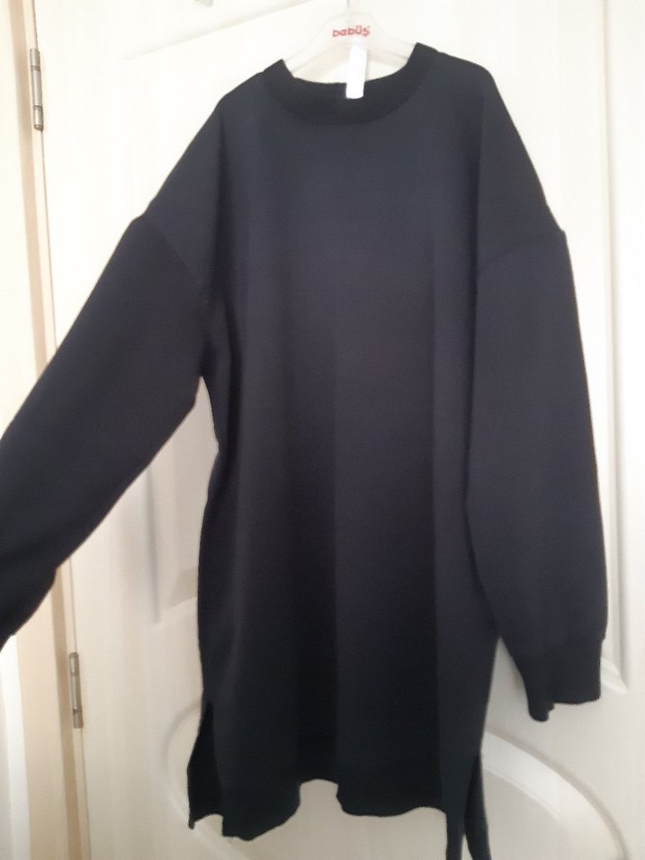 Siyah Kadın Sweatshirt - Görsel 2