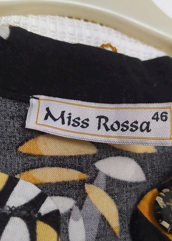 Sarı Çiçek Desenli Uzun Tunik - Görsel 2