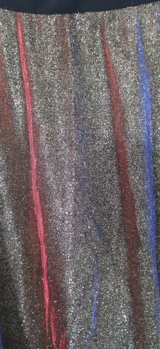 Drapeli Çok Renkli Uzun Kadın Etek - Görsel 3