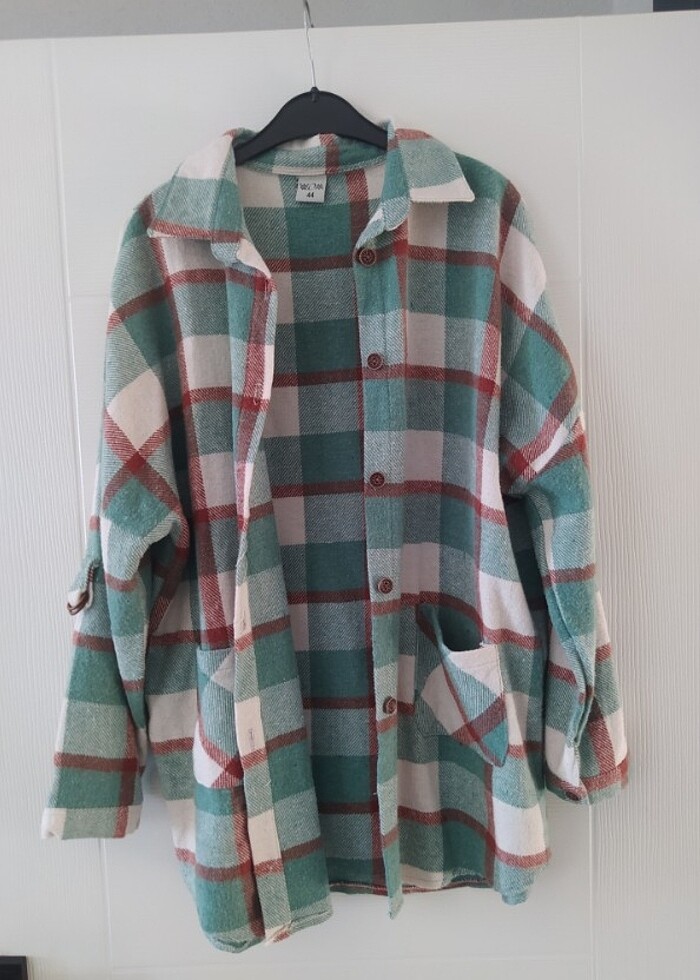 Unisex oduncu gömleği  - Görsel 4