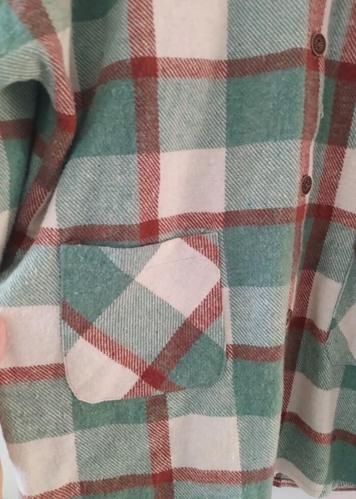 Unisex oduncu gömleği  - Görsel 5