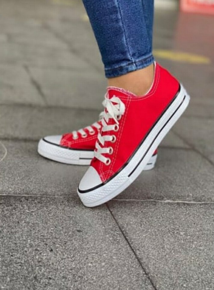 Kırmızı All Star Converse - Görsel 2