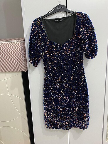 Zara Zara pullu elbise