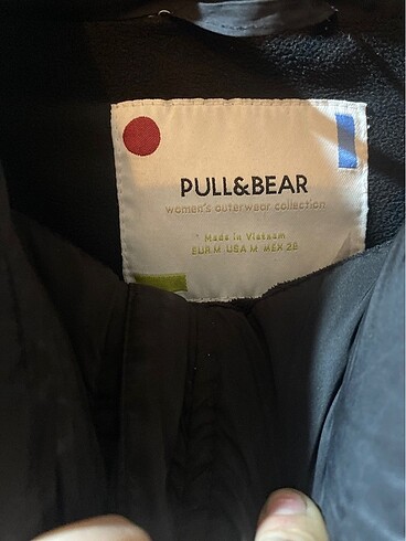 m Beden Siyah pull bear mont