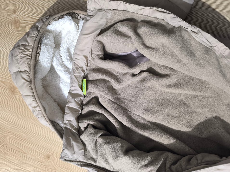 Kürk Detaylı Bej Bebek Tulumu - Görsel 3