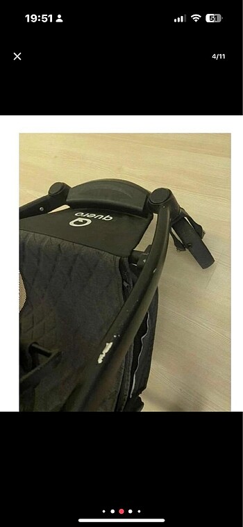 9- 18 kg Beden gri Renk Quero Travel Sistem Bebek Arabası