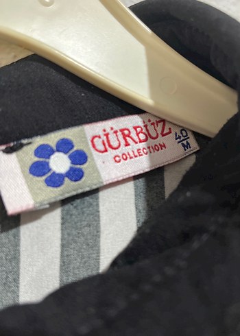 LC Waikiki Uzun Kollu Siyah Beyaz Çizgili Kadın Gömlek