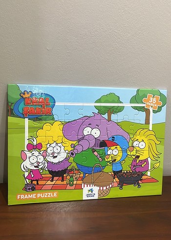 Kral Şakir 35 Parça Renkli Çocuk Puzzle
