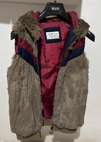 Kahverengi Kürklü Kadın Yelek - Görsel 2