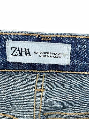 36 Beden mavi Renk Zara Jean / Kot %70 İndirimli.