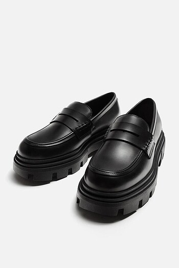 ZARA SİYAH LOAFER AYAKKABI