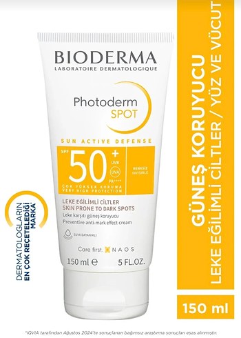 Bioderma Bioderma Photoderm Spot SPF 50+ Koyu Leke Koruyucu 150 ml