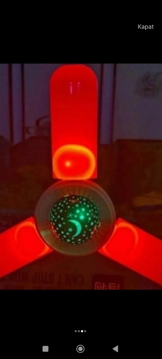 Bluetooth Müzikli Renkli Tavan Lambası - Görsel 3