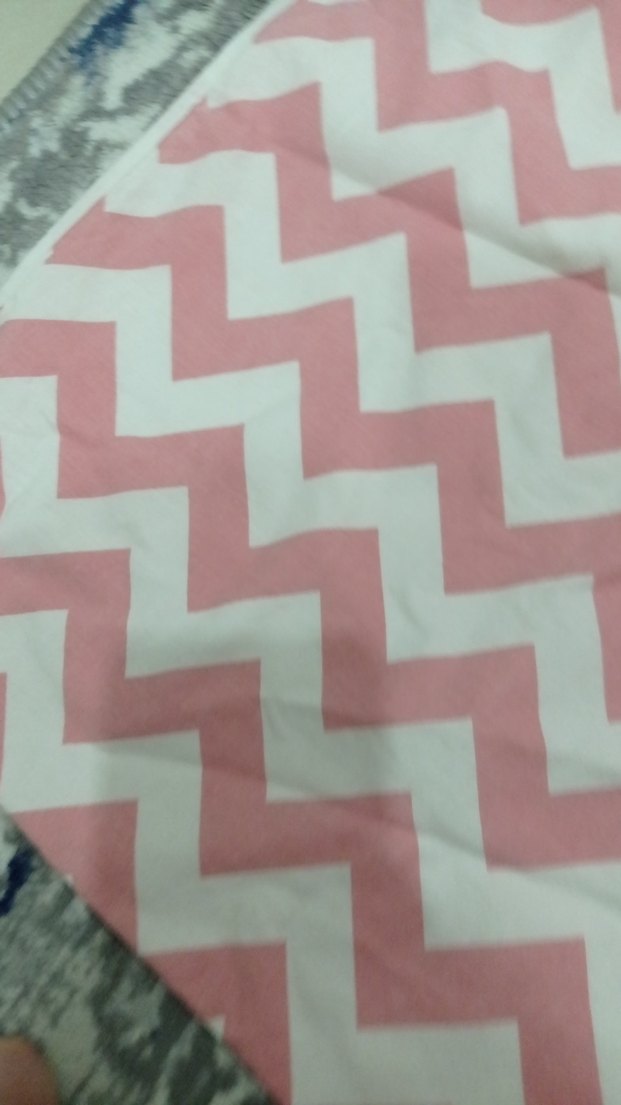 Pembe Desenli puset örtüsü - Görsel 3