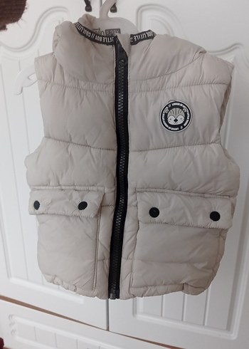 Erkek Çocuk Gri Düğmeli Yelek - Görsel 3