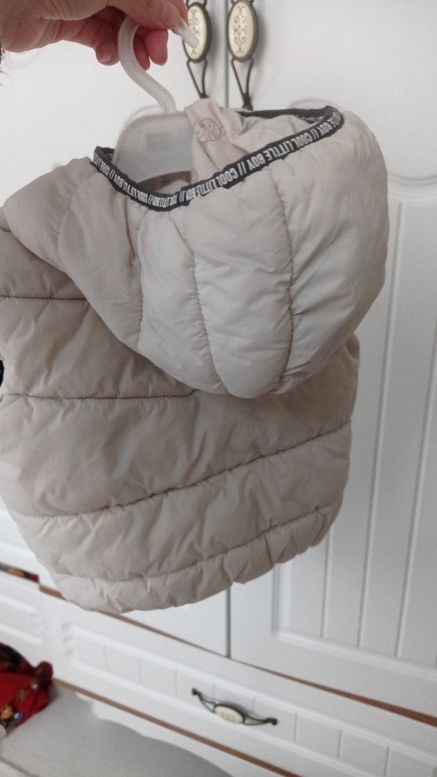 Erkek Çocuk Gri Düğmeli Yelek - Görsel 2